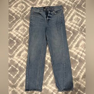 Express Super High Rise Mom Jean | Light Wash | 2R